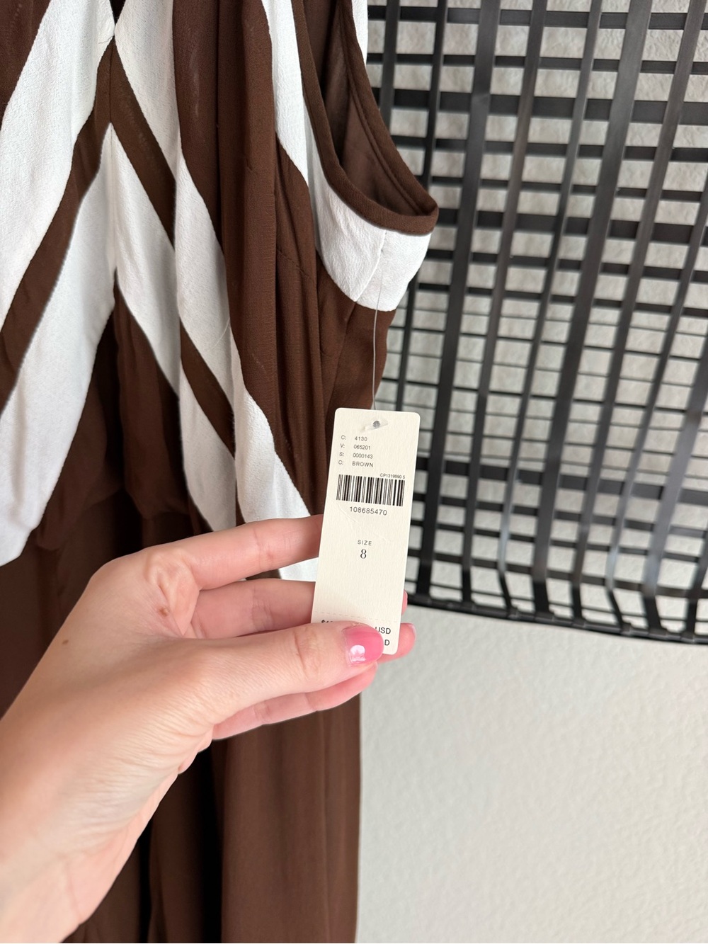 Anthropologie Halter Maxi Dress brown - Picture 4 of 8